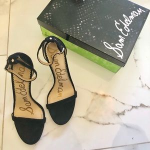 Sam Edelman NEW elegant black suede stiletto heels